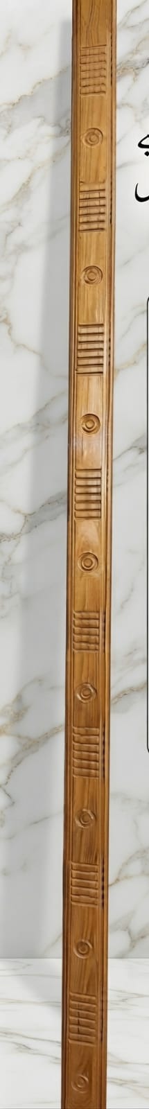 Carved teak finish decorative door beading strip